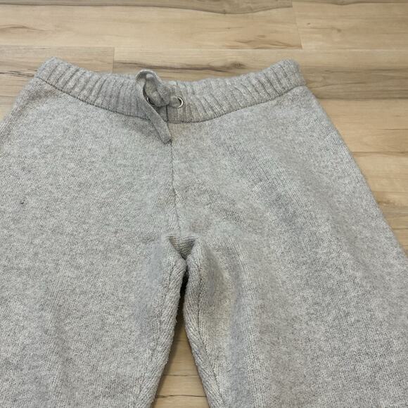 Cupcakes and Cashmere Women M Pants Faux Fleece Fur Jogger Drawstring Gray - Picture 3 of 6